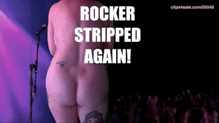 ROCKER STRIPPED AGAIN! KILLA KLARA 2 : BOOED OFF STAGE & NAKED : protest singer with BIG TITS stripped nude stage diving: crying & BEGGING FOR CLOTHES BACK!