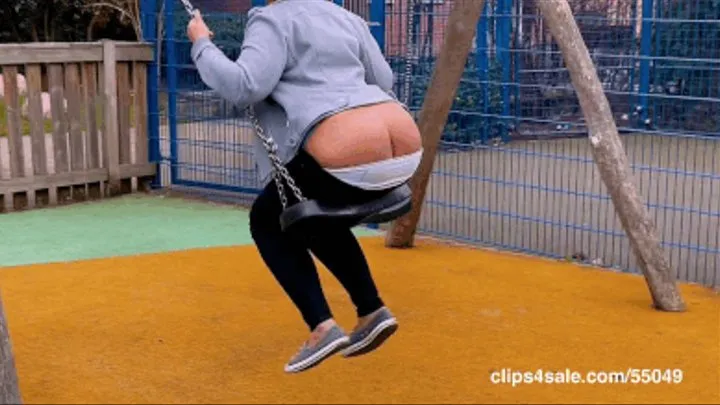 JUNGLE GYM CRACK! JAY The KRAKHUNTER 27 : BIG BOOTY EBONY MILF DANI on PLAY PARK SWINGS, SLIDES, + CLIMBING NETS & STEPS OUTDOORS IN PUBLIC ASS CRACK!