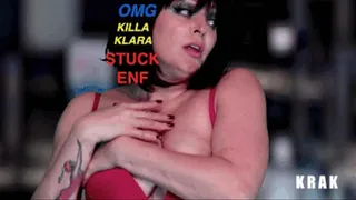 BUSTY SINGER KILLA KLARA's AIRPORT INCIDENT: ENF Humiliation TSA STRIP SEARCH : STUCK INSIDE SHIRT struggling + PANTS & panties FALL DOWN! big tits bounce out