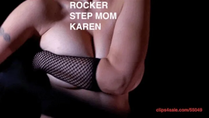 MILF CRACK + BIG TITS ROCKER STEP-MOM PANTS FALLING DOWN & TOPLESS TUSSLE at rock concert : long hair, bush, interracial domination, ENF Miss Vivian: