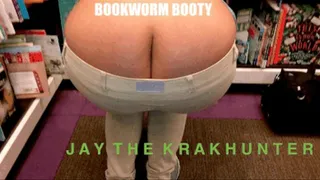 BOOKWORM BOOTY : Episode 1 : JAY THE KRAKHUNTER 24 : MASSIVE ASS CRACK & PANTIES : BIG BUTT EBONY DANI INVADES PUBLIC BOOKSTORE!