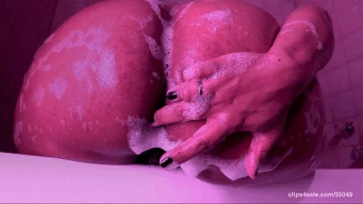 SUGAR PIE BUBBLE BUTT BUBBLE BATH ASS PLAY : SOAPY big tits nipple play, BOOTY SHAKING, hairy wet arms, hairy crack spreading ASSHOLE finger play, Extreme Close-Ups : FULL VERSION 19 min