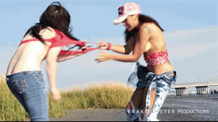 SAHRYE FULLY EXPOSED & EMBARRASSED by LYDIA in VICIOUS STRIP FIGHT! BEACH REVENGE! MUSIC VIDEO AUDITION DANCE BATTLE 2 FULL VERSION