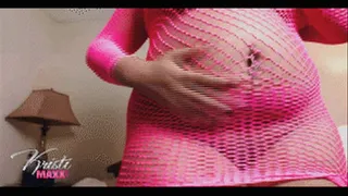 Fishnet Belly Worship