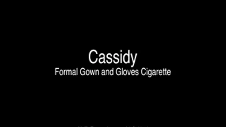 Cassidy Black Formal Gown Cigarette