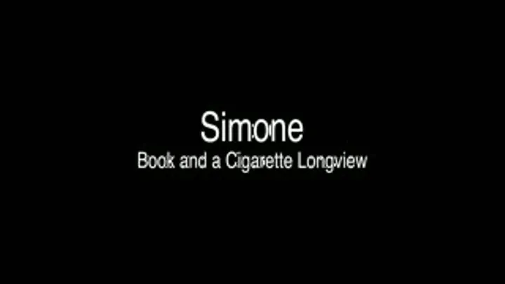 Simone Book and a Cigarette Longview