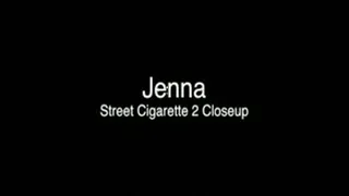 Jenna Book and a Cigarette Closeup