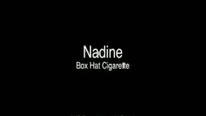 Nadine Box Hat and Cigarette