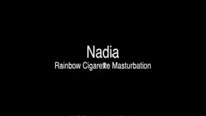 Nadia Rainbow Masturbation