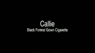 Callie Black Formal Gown Cigarette