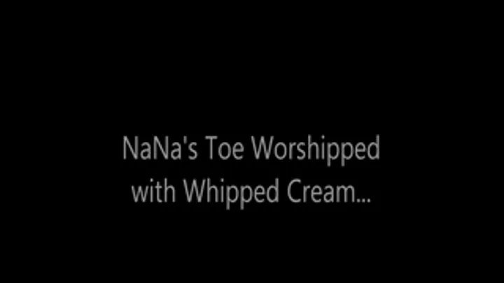 NaNa's Feet Worshiped with Whipped Cream