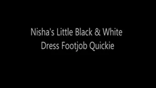 Nisha's Black & White Dress...