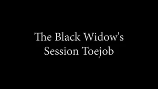 Black Widow's Session Toejob