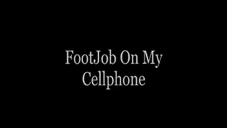 Belle's Foot Fun Caught on Cellphone