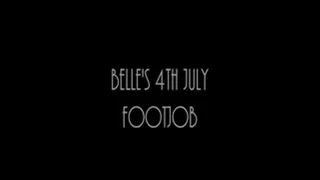 Belle's 4th July Footjob