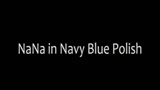 NaNa's Navy Blue Toes