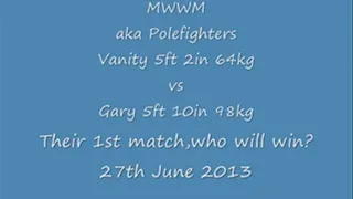 Vanity 64kg vs Gary 98kg 27/06/13 REDUCED!