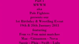 Fem vs Fem wrestling event (PART 1) REDUCED FROM $39.99!