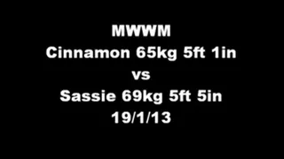 Cinnamon vs Sassie 19/1/13