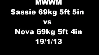 Nova vs Sassie 19/1/13