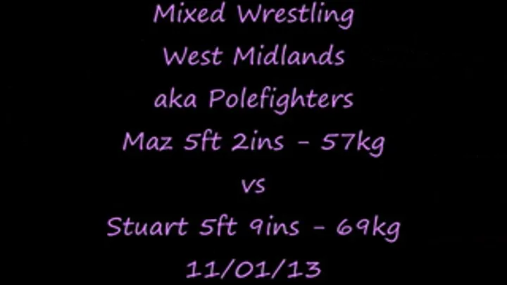 Maz vs Stuart 11th January 2013 WAS $19.99!