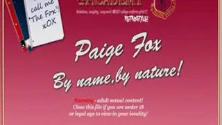 Paige Fox - By name, by nature!