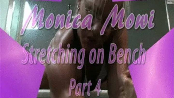 Stretching on Gym Bench - part 4