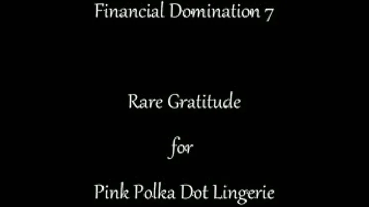 Financial Domination 7 (widescreen )