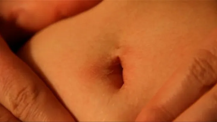 Playing with Belly Button Close Ups