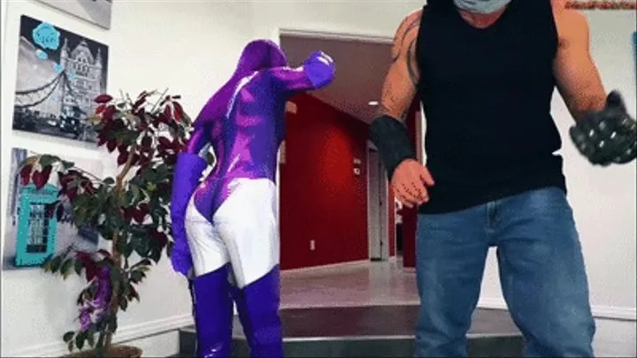 Amethyst Avenger - Arrogant Superior Superheroine Subdued and Submits to Being A Slut