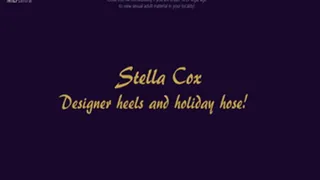 Stella Cox - Designer heels and holiday hose!