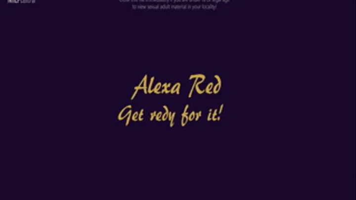 Alexa Red - Get redy for it!