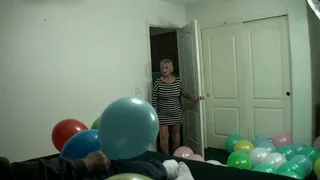 Milf Blows Up Balloons To Satisfy Her Grandsons Fetish ( PART 1 )
