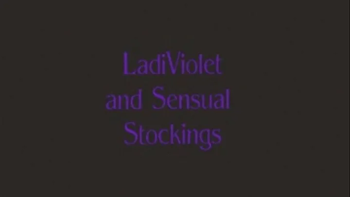 LadiViolet and Sensual Stockings