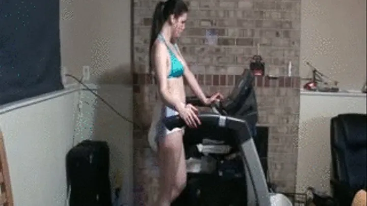 Exercising on Treadmill