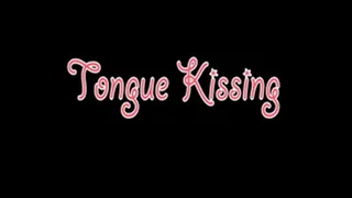 Two Girl Tongue Kissing