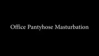 Office Pantyhose Masturbation