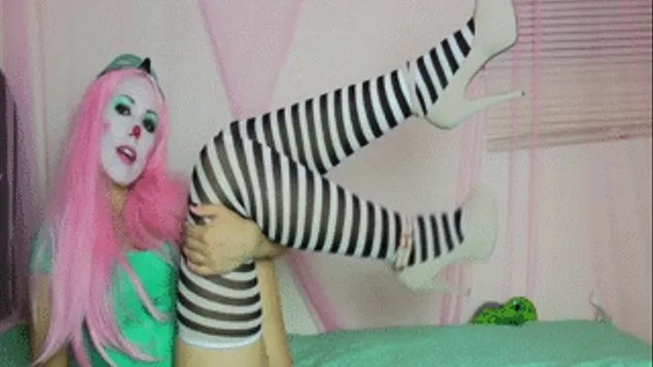 Striped Stocking Legs