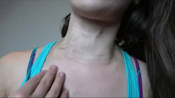 Playing With My Throat Veins