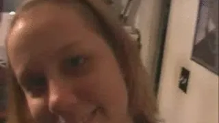 Amber 19 and blowbangs 3 cocks,swallowing,cum on tits and faciails