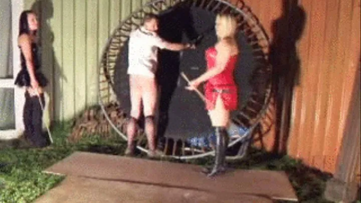 Impromptu caning for subbies Birthday Treat‏ Part 2