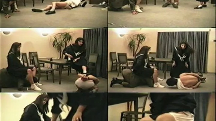 Two Schoolgirls, Foot and Ass Smothering! - Part 2 - NO-064s