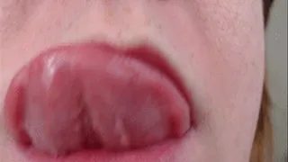 MOUTH EXPLORATION-swallowing, different views, lighted INSIDE mouth
