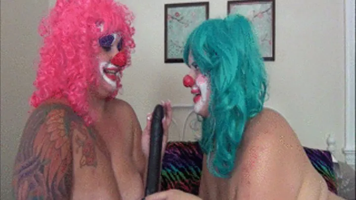 Clown Spit Deep Throat Sharing Footlong Dildo