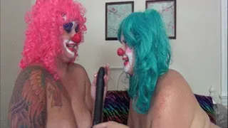 Clown Spit Deep Throat Sharing Footlong Dildo