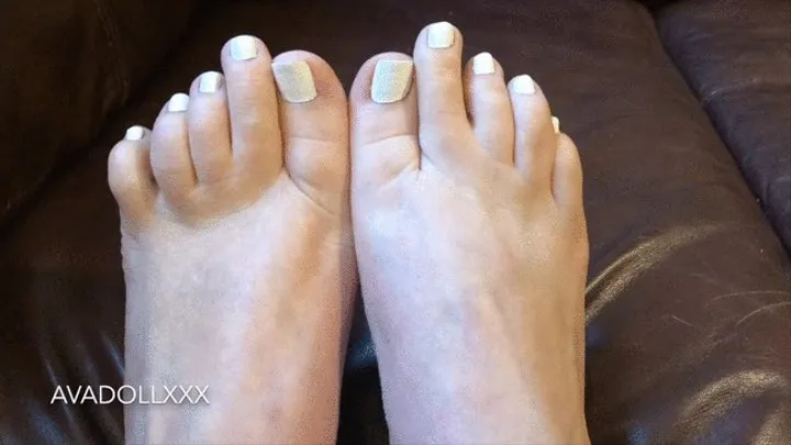 White BBW Toes JOI with Cum Countdown