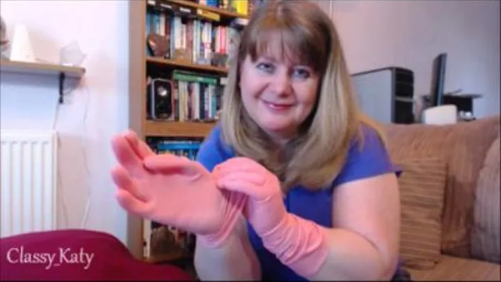 What have you been doing with my pink rubber gloves?!