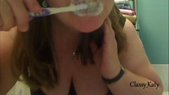 Tooth brushing, spitting & gagging!