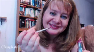 Applying lipstick with my brush & kissing you. WMV