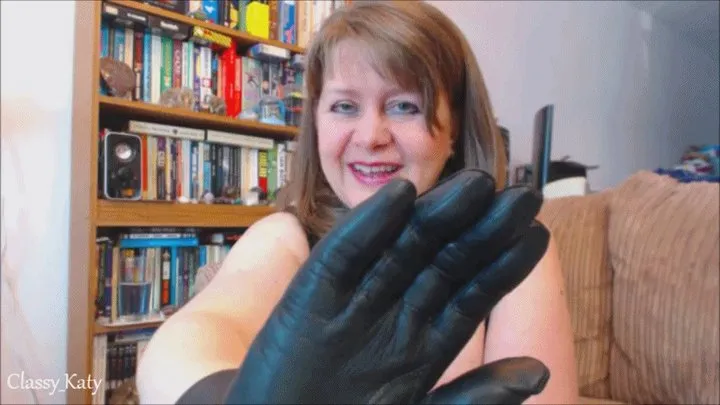 Your last handjob cum, with your last breath as I smother you with my leather gloves. 720